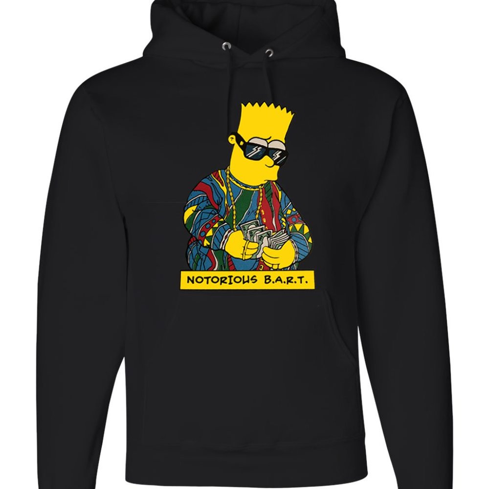 Bart 'Notorious Bart' - Unisex Black Hoodie